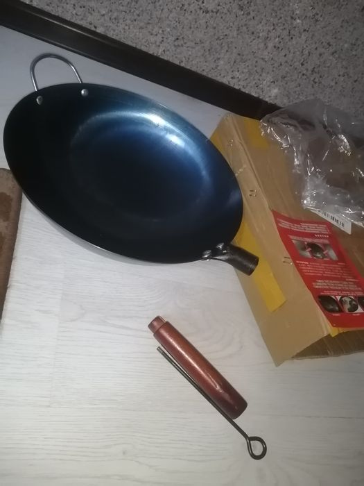 Wok Чугунная Сковородка для Уйгурского и Китайского кухня