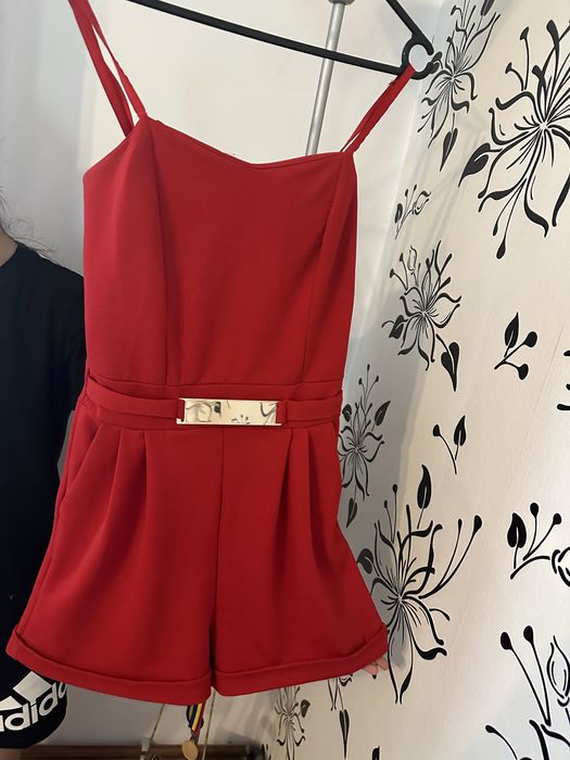 Salopeta roșie elegantă - XS / S