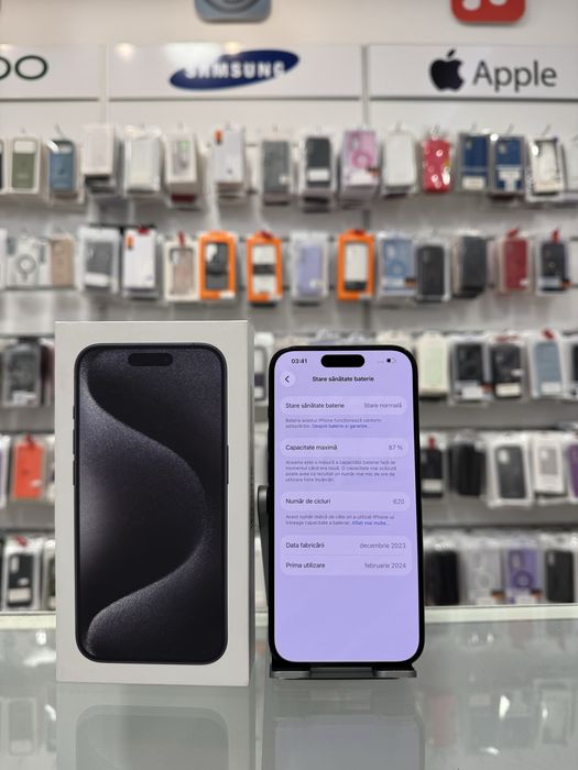 Iphone 15 Pro/128Gb /87%/ 1 an garantie/ Future Gsm Mobile