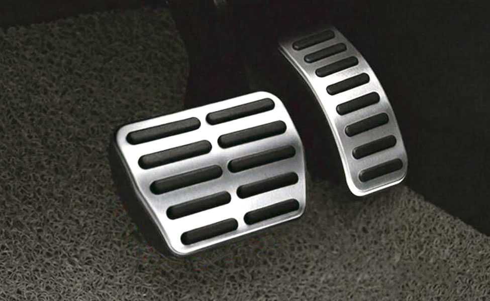 Ornamente INOX pedale - VW Golf 3-4 / Polo / Bora, Skoda, Seat, Audi