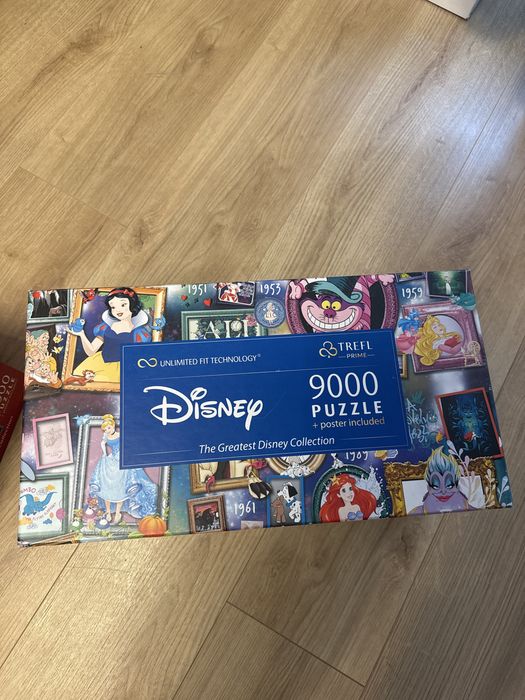 Puzzle trefle prime 9000 de piese 3 modele Disney pisici si arta