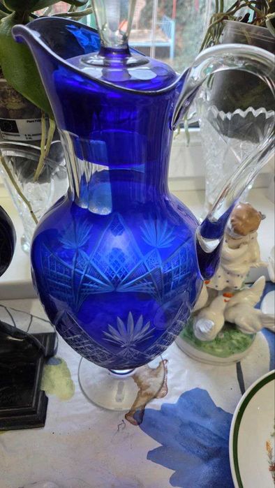 Хрустальные вазы + графин