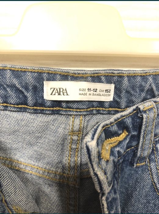 Blugi fete/ Jeans Zara wide leg, 11-12 ani/ 152 cm