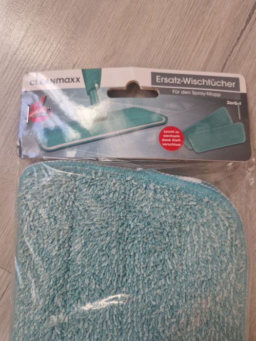 Set 2 rezerve lavete microfibră pentru mop CLEANmaxx – Noi