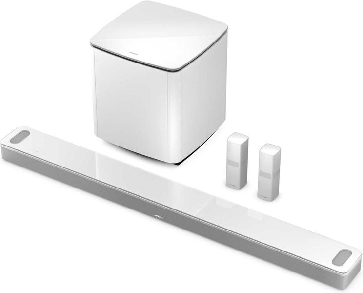 Нов Безжичен Смарт Саундбар с Bluetooth - Bose Smart Soundbar Ultra, 882963-2200, 2 години Гаранция, Бял