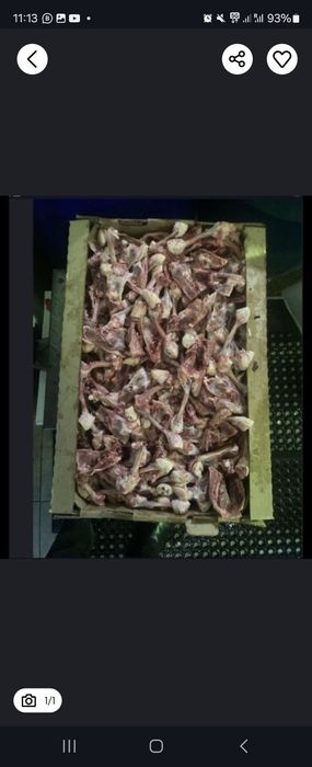 Корм для собак. Кости, Фарш.