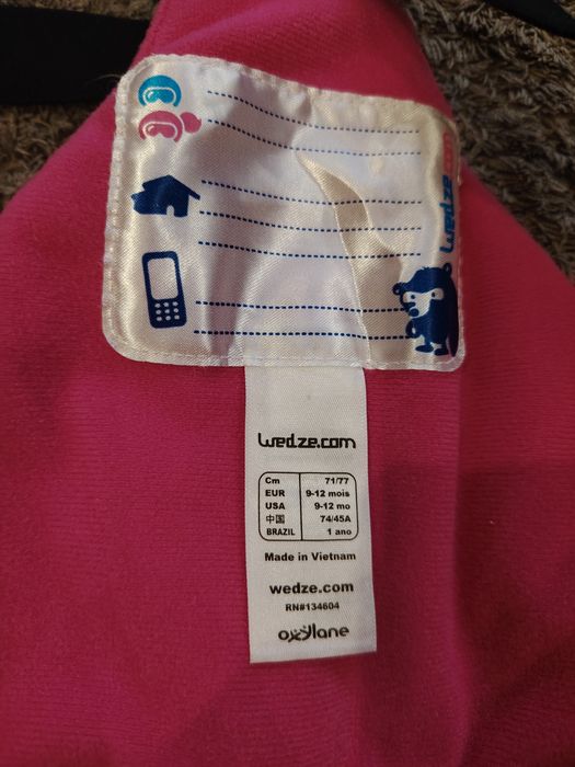 Pantaloni iarnă fetițe Wedze mărimea 74