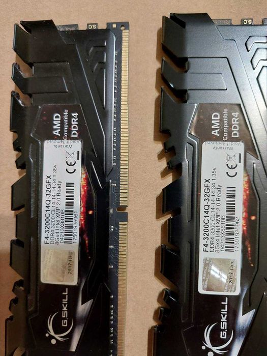 16GB 3200MHz CL14 - G.Skill FlareX DDR4