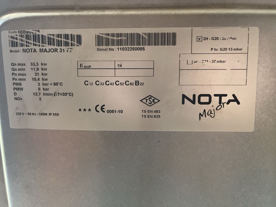 Газовый катёл печка