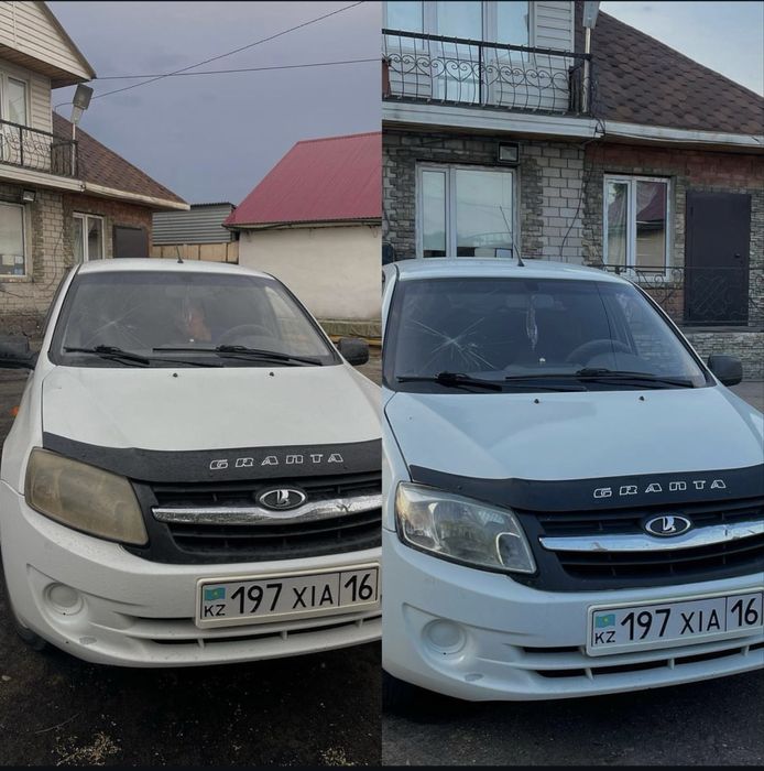 Полировка фар Химическая и с Пастой