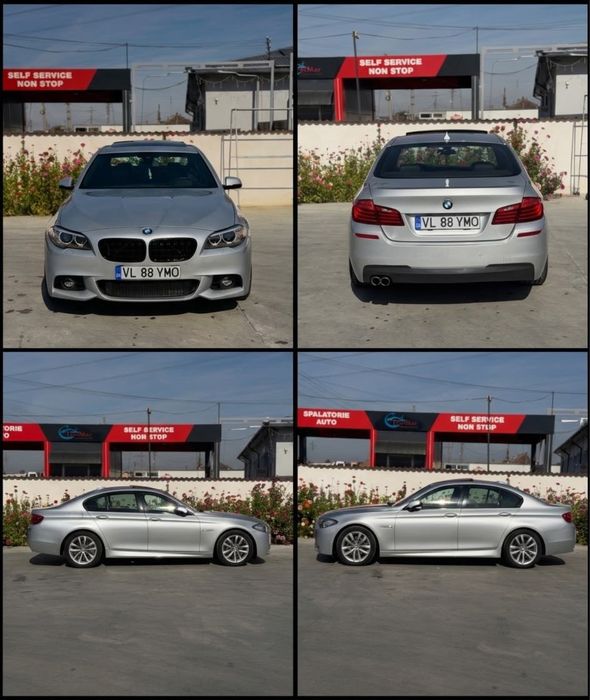 BMW 520d F10 LCI B47 | M-Pachet | HUD | Trapă | 6WB | Cameră