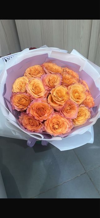 Свежие цветы полученные час назад