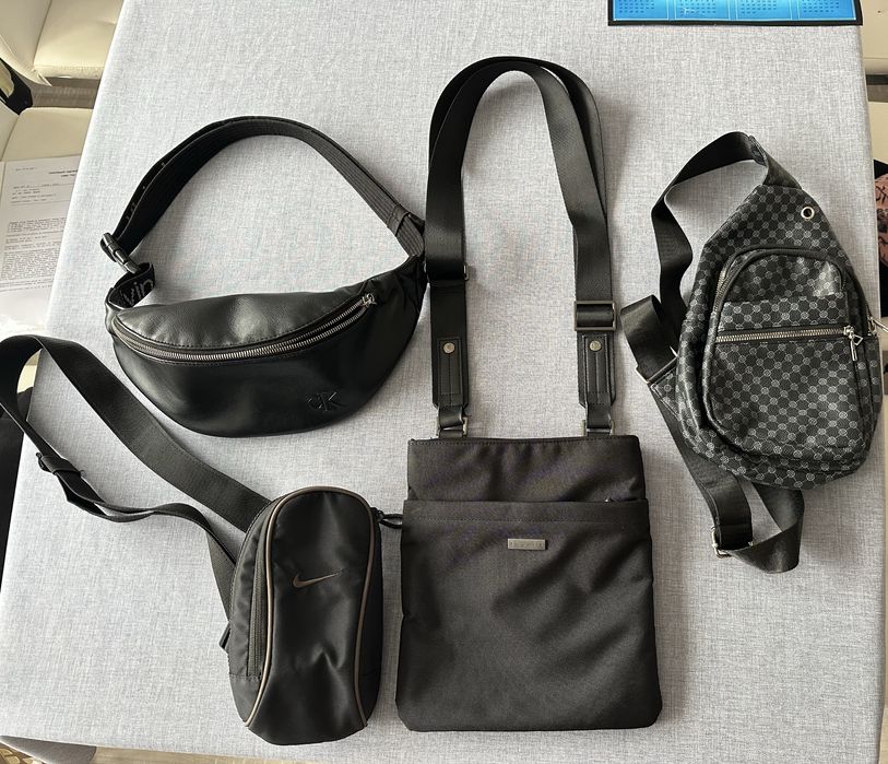 Мъжки чанти Calvin klein,Bugatti,Nike