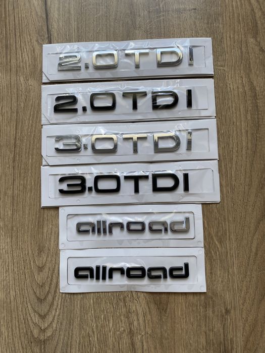 Emblema Embleme Scris Logo Semn Spate Portbagaj 2.0Tdi 3.0Tdi Allroad