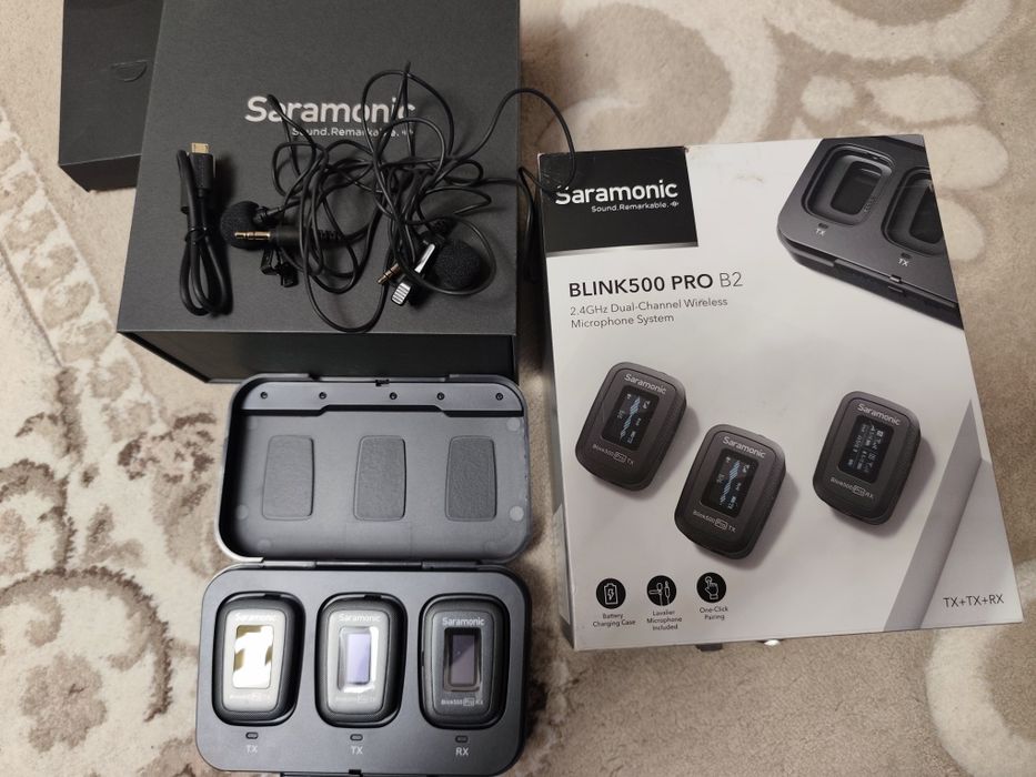 Lavaliere  Saramonic Blink 500 pro B2 Wireless compactă Digitală