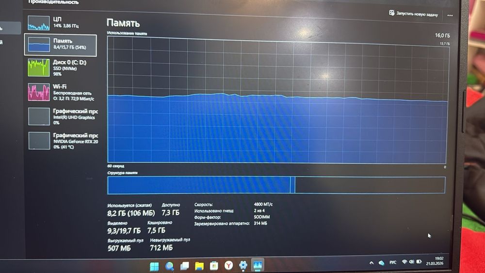 Ноутбук Acer Cor i5 12450H
