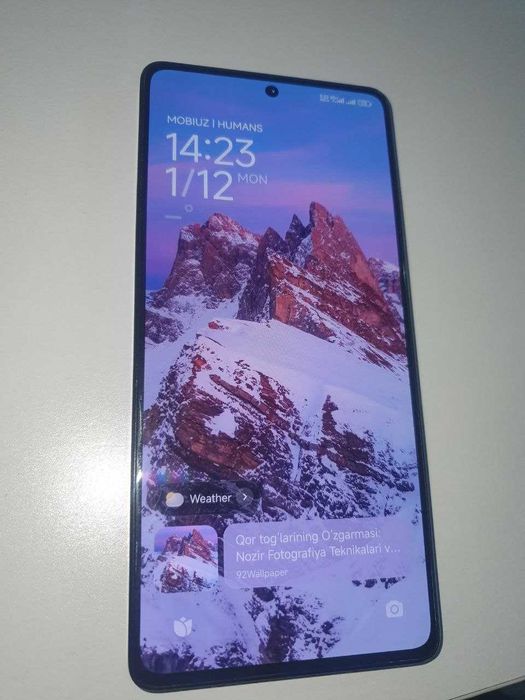 Poco F5 8/259GB oʻyin uchun, igrovoy telefon. Qotmaydigan telefon