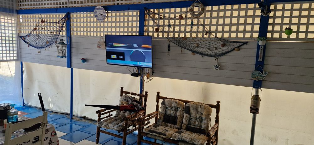 Каравана на къмпинг в Гърция