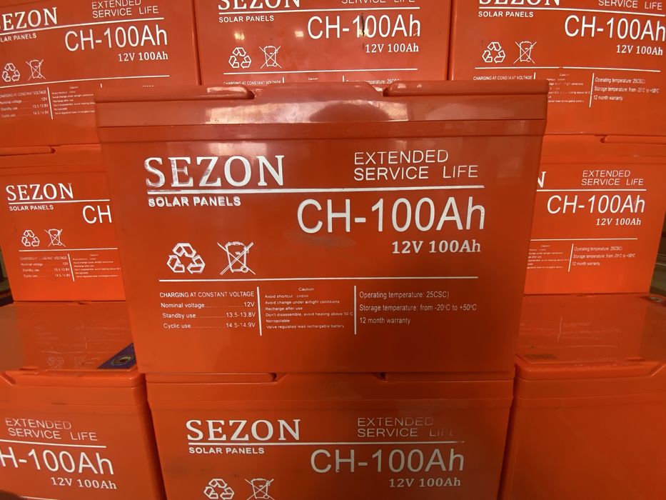 Elktro sukuter va Quyosh panelari uchun Agm Gel Akumlyator