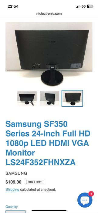 Monitor gaming Samsung full HD