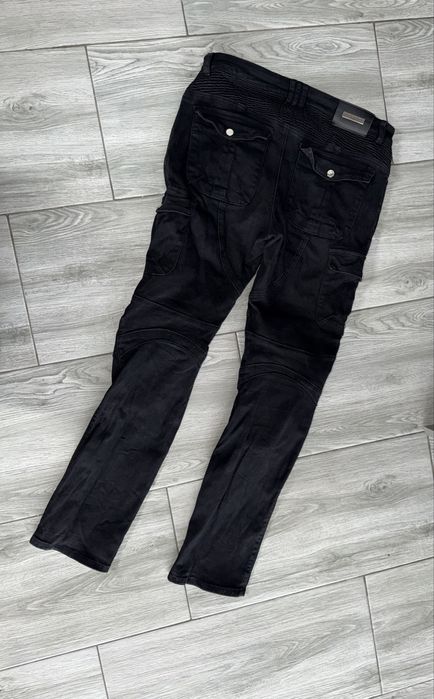 Blugi moto tip cargo măsura L elastici