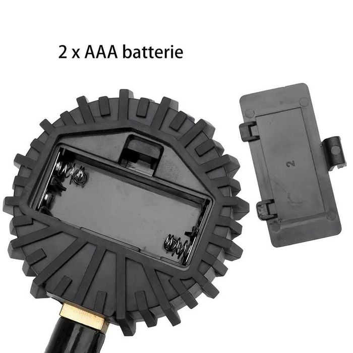 Манометър за гуми – дигитален, измерване на налягане без въздух