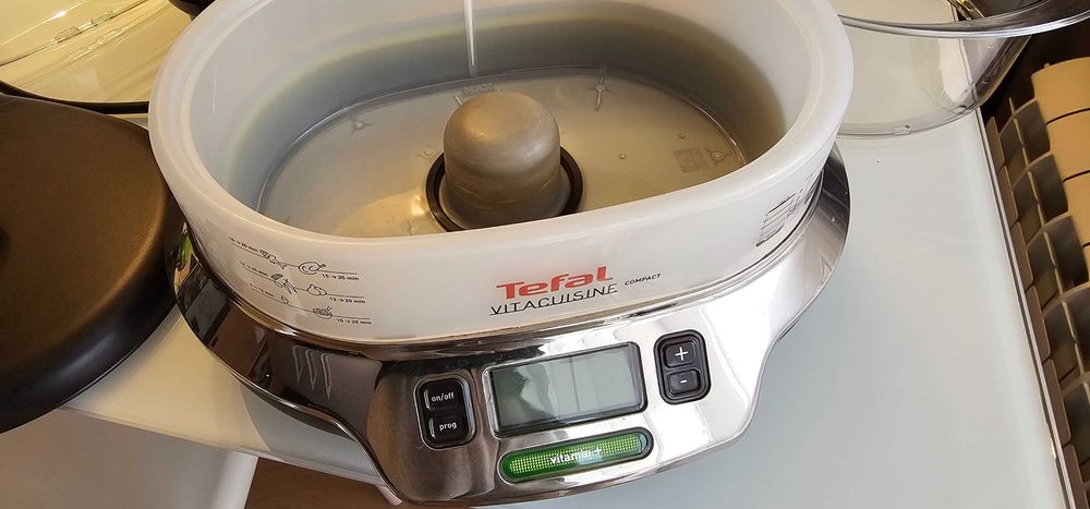 Tefal Vitacuisine Compact - уред за готвене на пара, почти нов