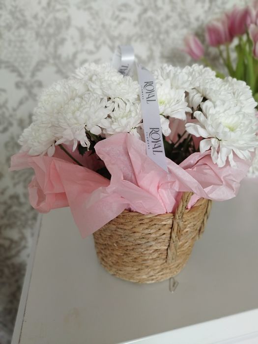 Продам цветы , белый шикарный букет