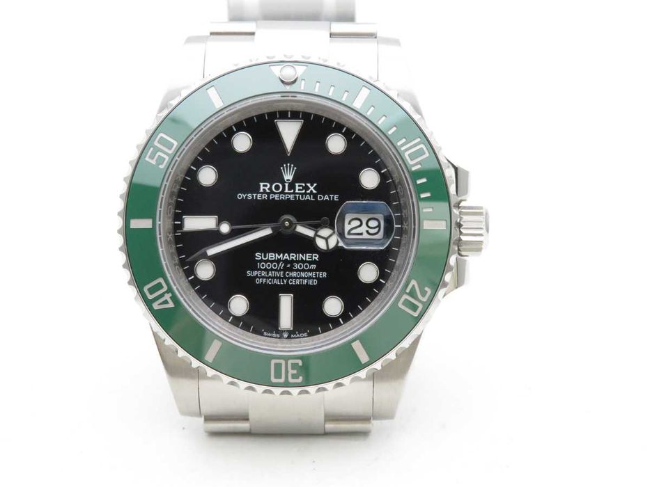 Rolex Submariner 126610LV "Starbucks" 41mm – Зелен керамичен безел – Черен циферблат – реални снимки