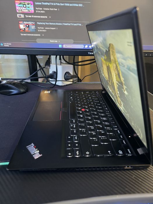Lenovo Thinkpad T14s- i5, 8gb ddr4, 256nvme ГАРАНЦИЯ 12м.