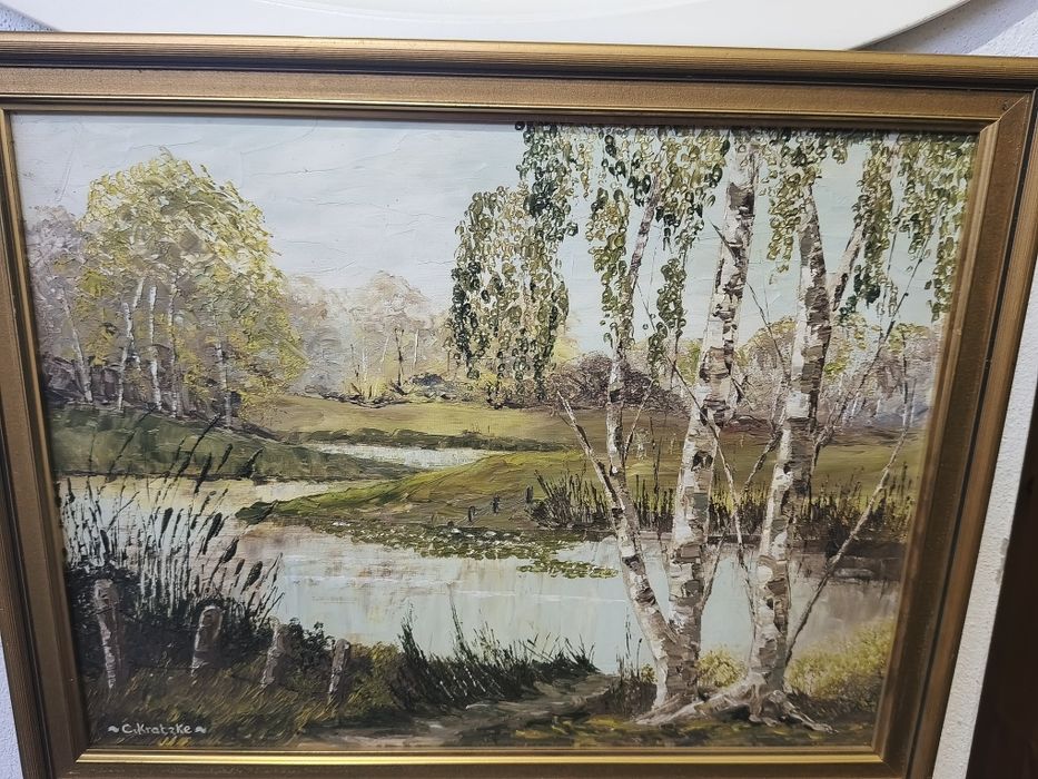 Tablou pictat pe placaj