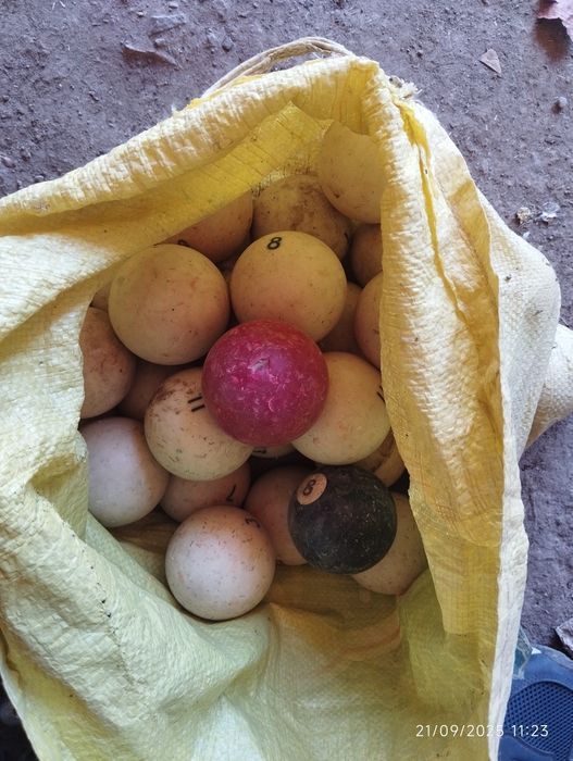 Billiard sharlari (ishlatilgan)