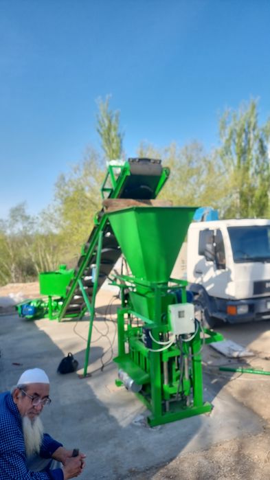 Станок пескаблока шлакаблока