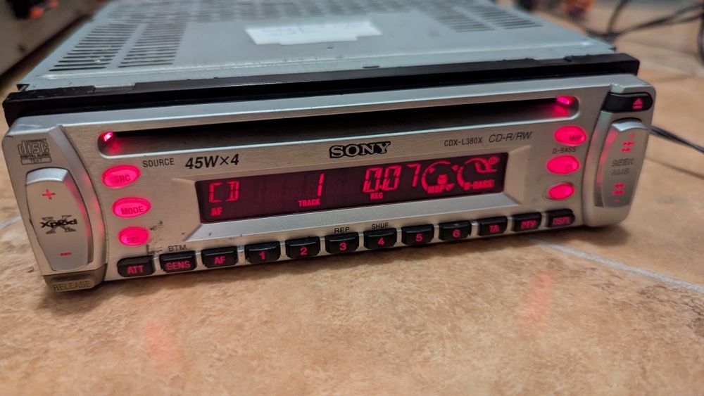 Cd player auto Sony CDX-L380X