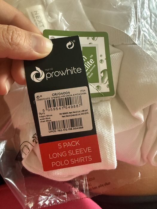 Рубашка поло с длинным рукавом на девочку