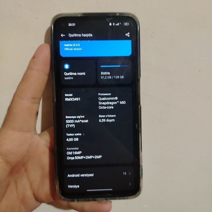 Realme 9i  128/4