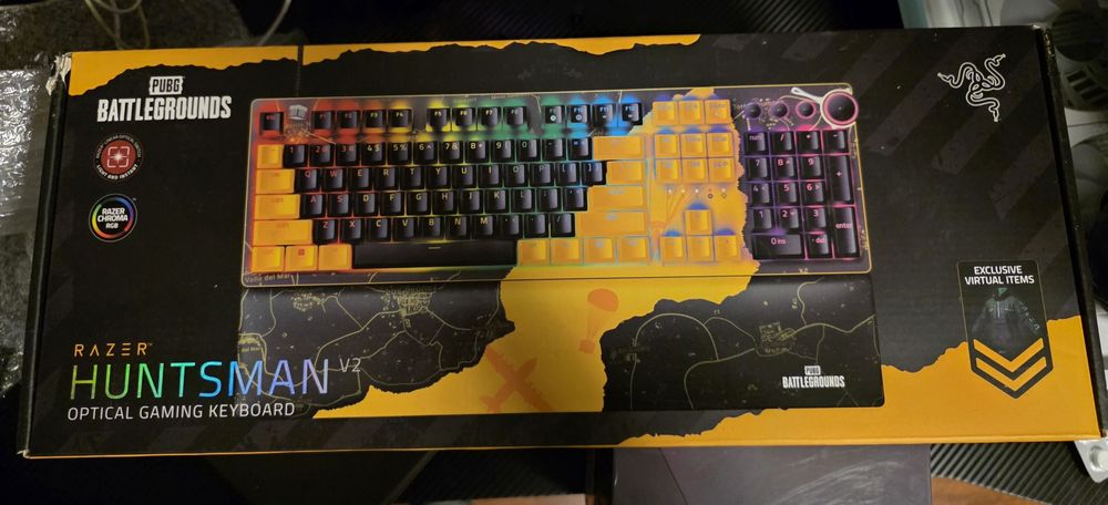 Продавам Razer Huntsman V2 PUBG Edition