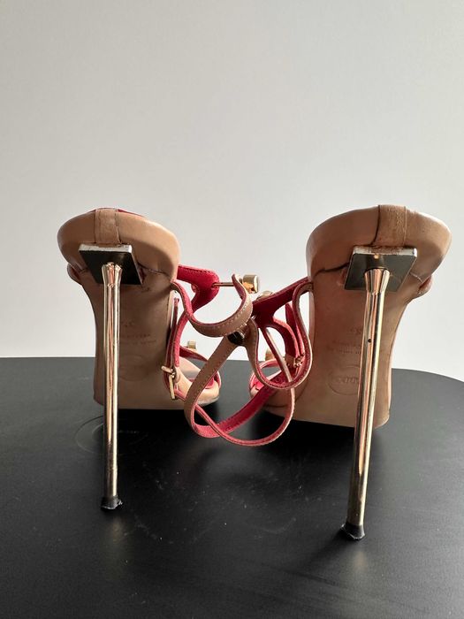 Sandale Hardot 35 elegante din piele naturala bej