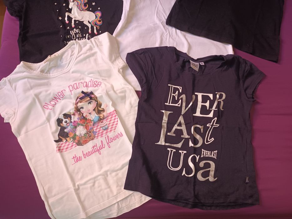 6 тениски от 6-8г. Обща цена +подаръци