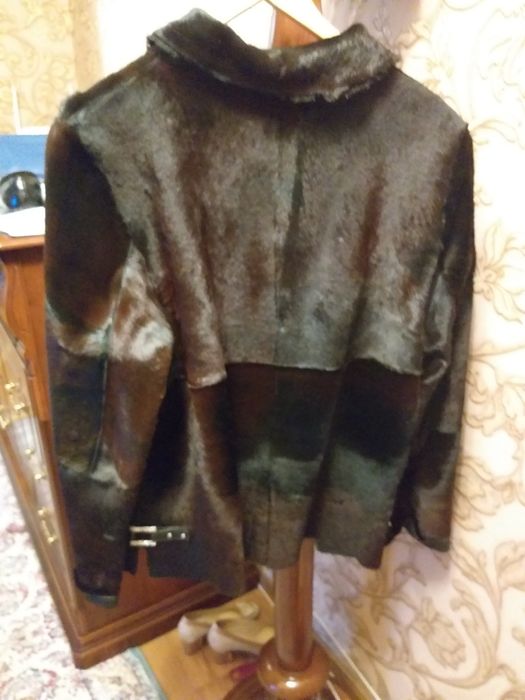 Куртка б/у кожаная двусторонняя