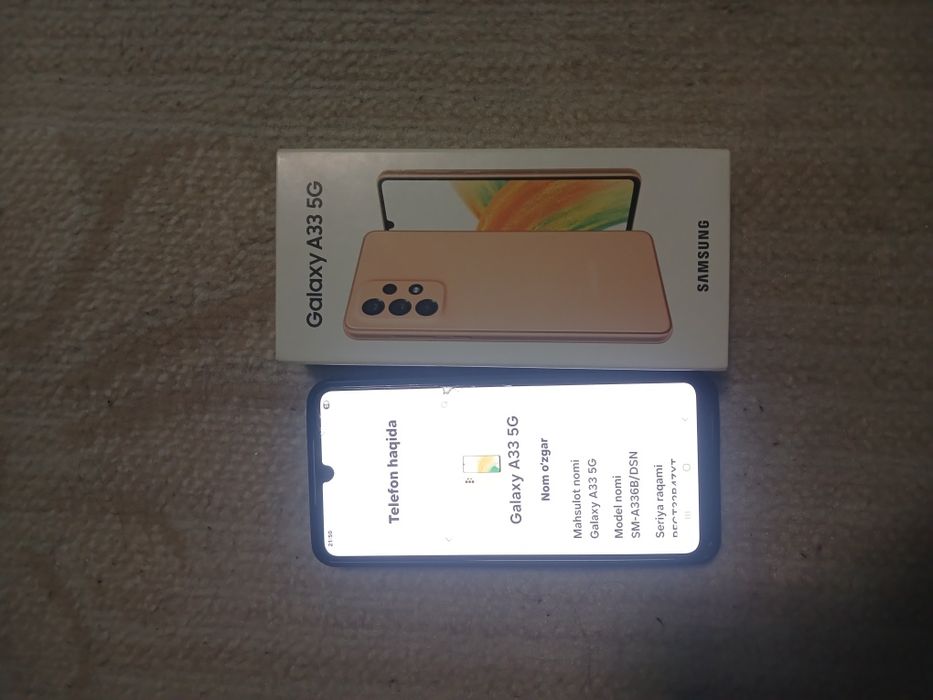 Samsung Galaxy A33 5G.  6 ga 128 Gb
