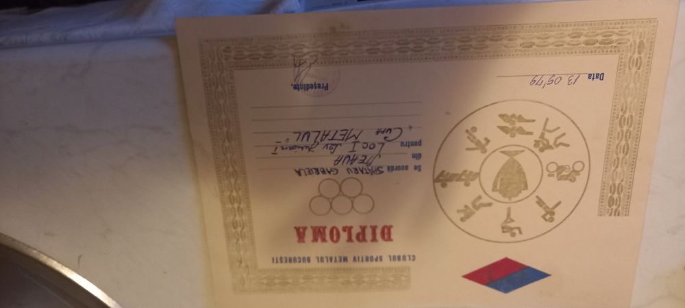 Vând diplome sportive anii 70-80