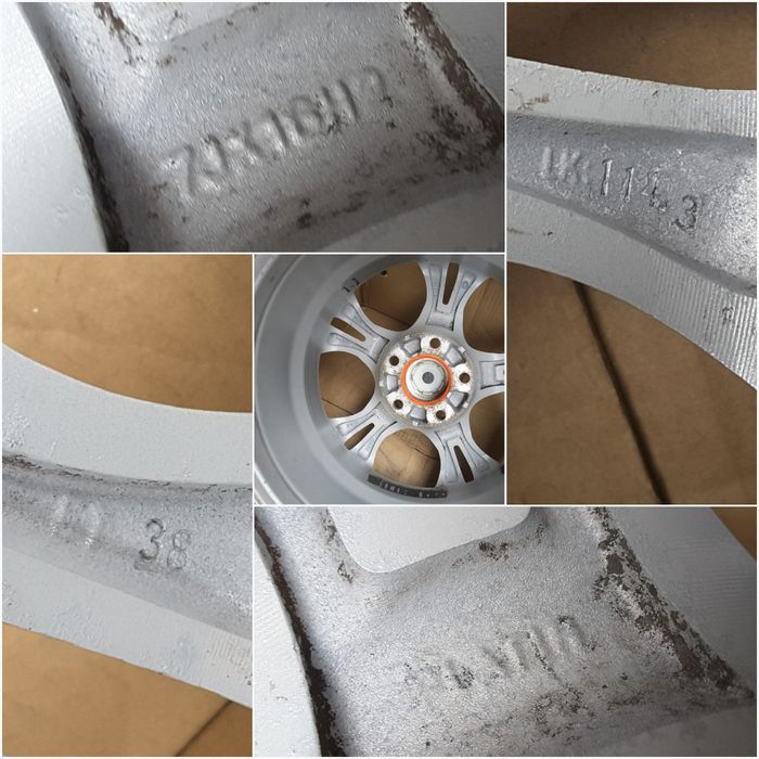 jante aliaj 16; 5x114,3; Renault Megane 4, Kadjar, Captur, Duster