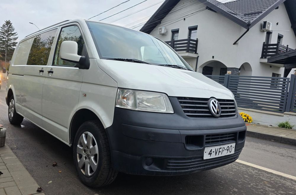 Vw Transporter T5 1.9 * An 2009 * 5 Locuri Dublu Cabina * Extralung