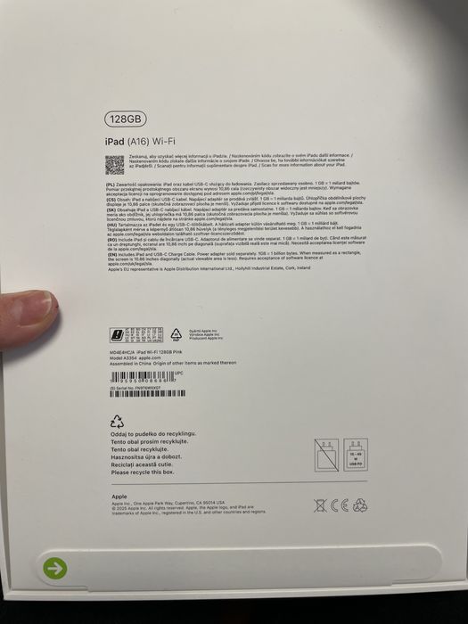 Ipad Apple 11 A16 nou