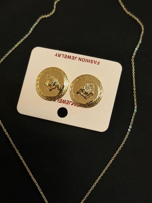 Set Versace lanț și cercei