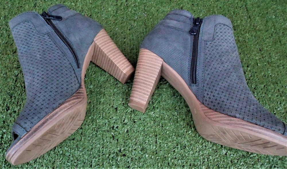 Botine Bleumarin piele naturala, marimea 37