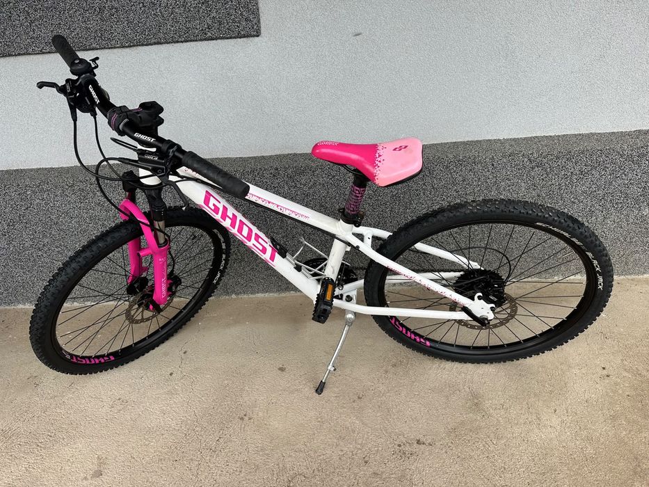 Bicicletă GHOST 24" - Frâne Hidraulice Mineral Oil, Schimbătoare Shimano, Furcă Sport