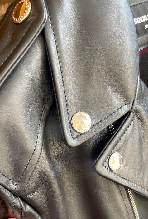 Urgent ! Ultimul preț ! Geacă piele Dsquared2 biker originala