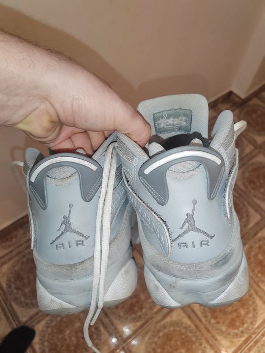 Jordan 6 rings gray wolf